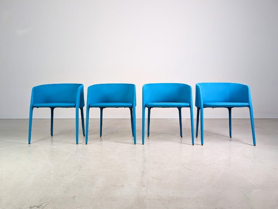 Image 1 of 4er Set MDF Italia Achille Armchair Jean Marie Massaud Design Stuhl