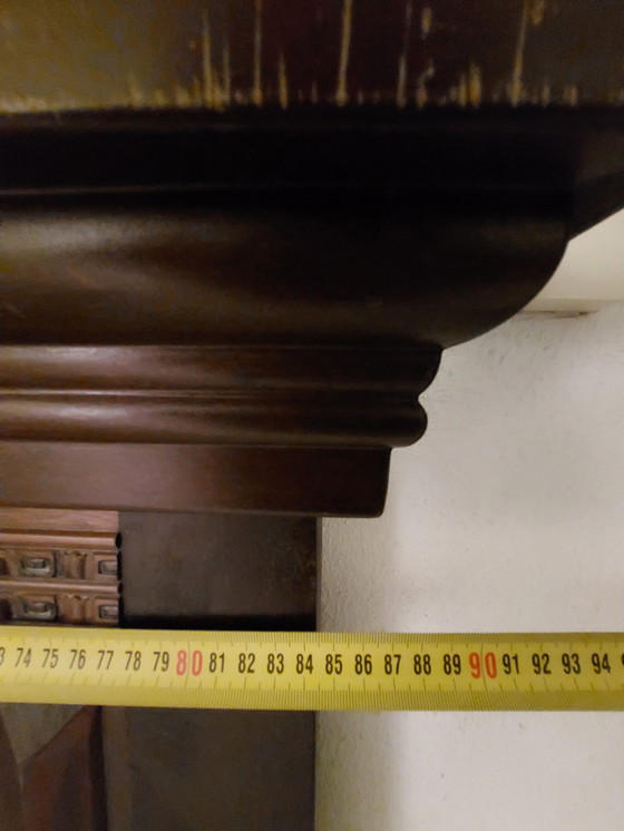 Image 1 of Miroir en bois vintage