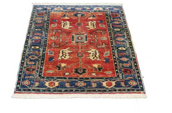 Image 1 of Originele handgeknoopte oude Kaukasische Azerbeidzjaanse kelim - 161 cm - 138 cm - Zeer Fijn