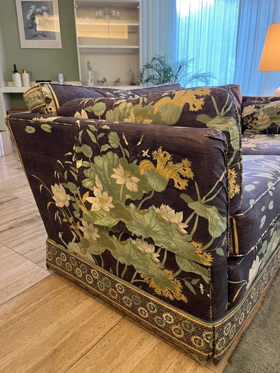 Image 1 of Un sofá verde azulado de 2,5 plazas