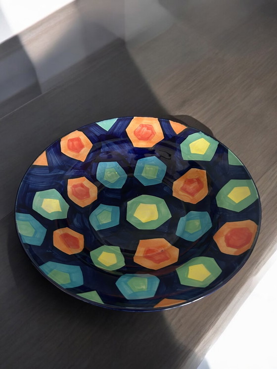 Image 1 of Vintage IKEA Schaal in Memphis Milano Stijl – Asa Gray Design Protest