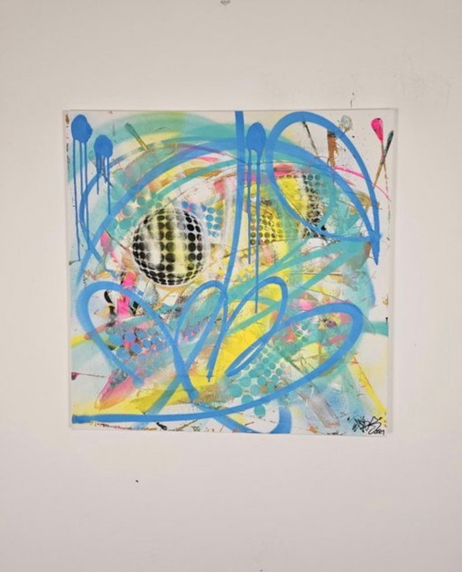 Artist canvas - Pascha MIRGAWAMEDDIN - Graf 590 XL