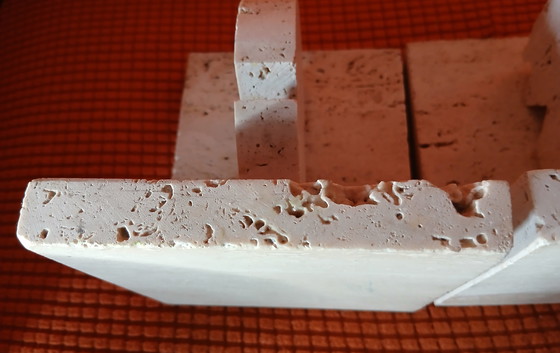 Image 1 of Fermalibri in travertino