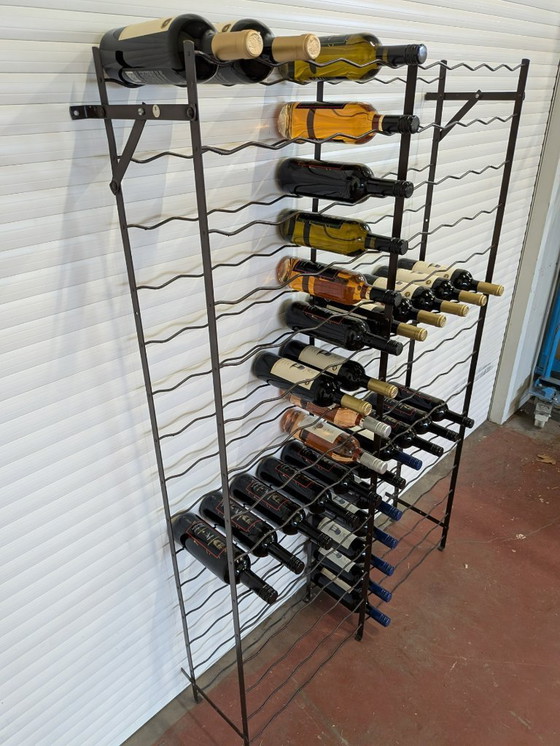 Image 1 of Casier à vin Rigidex original français 150 fl - Style industriel vintage