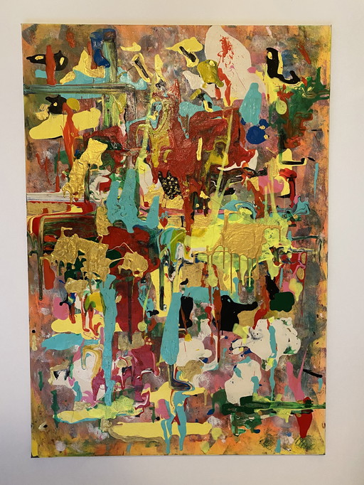 Composition abstraite Gemälde 