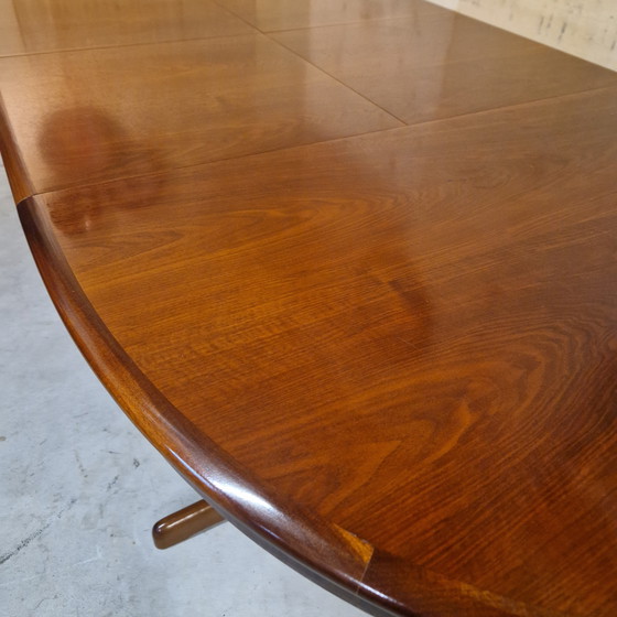 Image 1 of Tavolo da pranzo vintage allungabile Lübke, tavolo vintage in palissandro, tavolo ovale