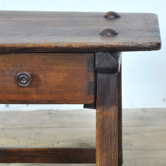 Image 1 of Small oak Spanish table, circa 1840