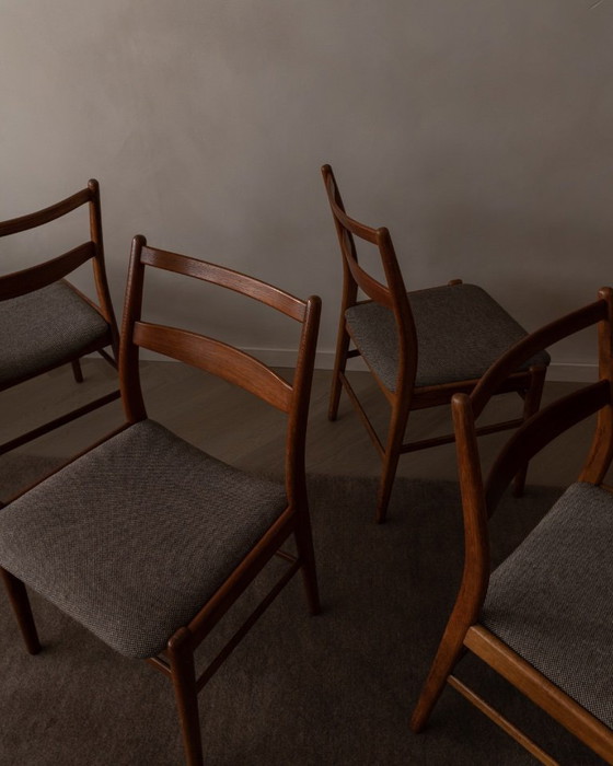Image 1 of Lot de 4 chaises de salle à manger vintage Minett, Yngve Ekström, Troeds, Suède - Chaises Scandinaves