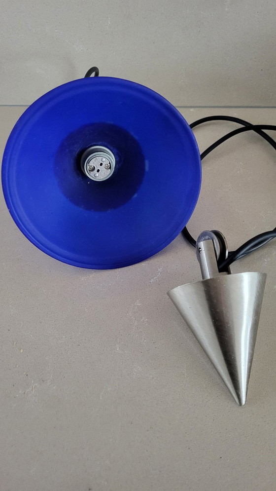 Massive - Ceiling light - Adjustable - Postmodern - 90s – Glass, Metal (photo 5 of 8)