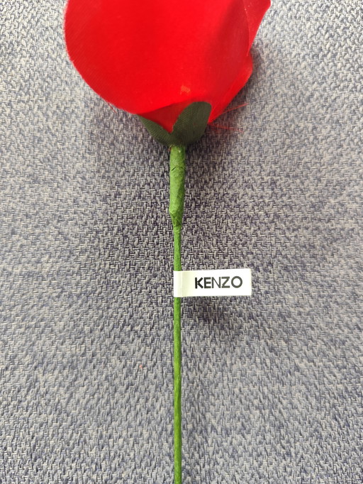 Kenzo Poppy Flower by KENZO – künstliche Mohnblume | seltener Werbeartikel