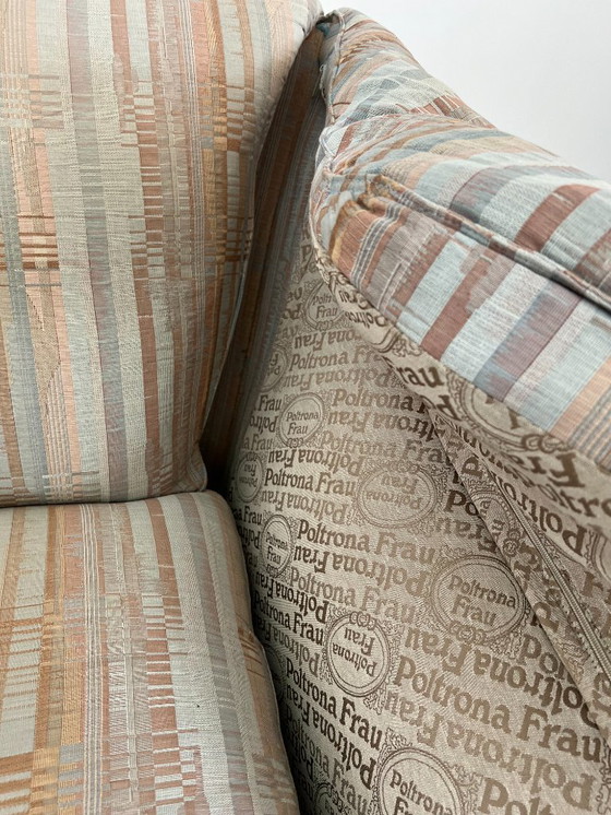 Image 1 of Poltrona Frau - Sofa - Wood, Fabric - Set of Two Sofas