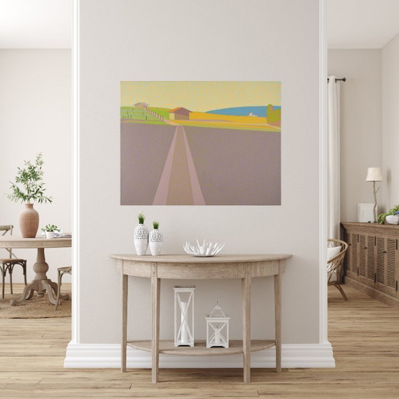 Image 1 of Pintura de paisaje original "Siete"