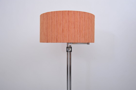 Image 1 of Floor lamp with red shade by Kaiser Leuchten (1960s)