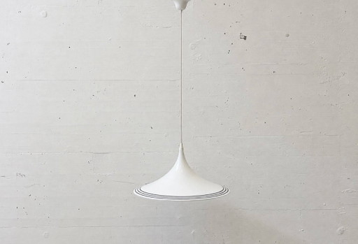Lampada a sospensione "Cappello da strega" di Meblo Guzzini, anni '70 – plafondlampen, Plastic