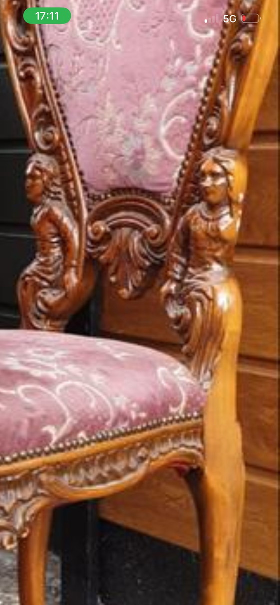 Image 1 of 4 barok eetkamerstoelen