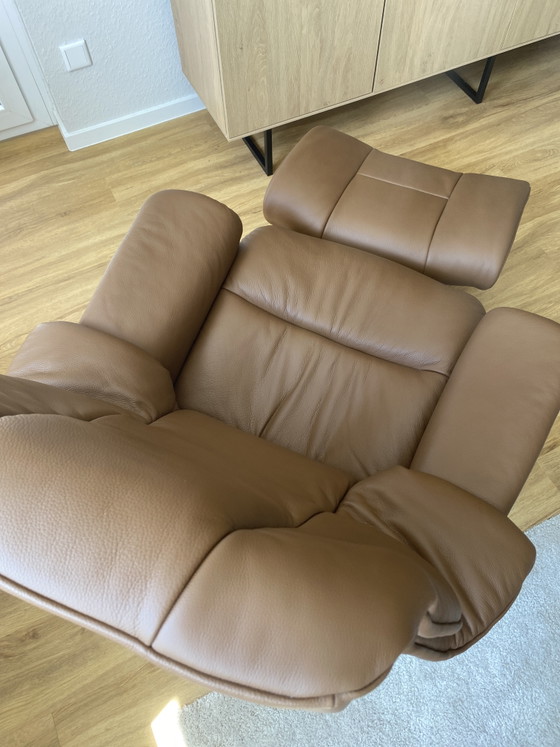Image 1 of Stressless Reno (Gr. S) Leder Velaro Caramel | Signature Base | WIE NEU + Rechnung
