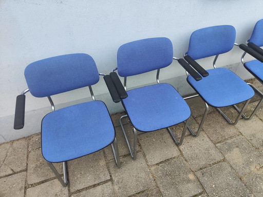 4 X chaises Gispen 1125