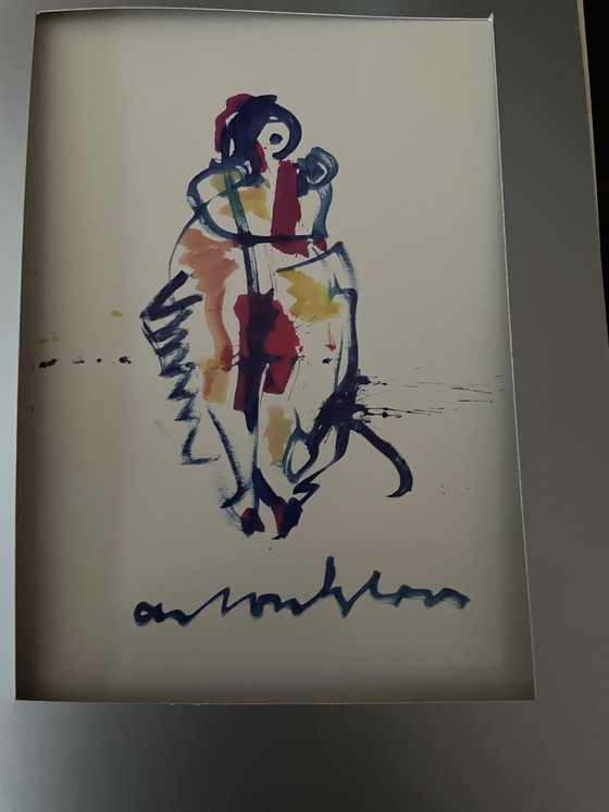 Image 1 of Anton Heyboer untersuchte sein Papier „und wollte seine Haare züchten“