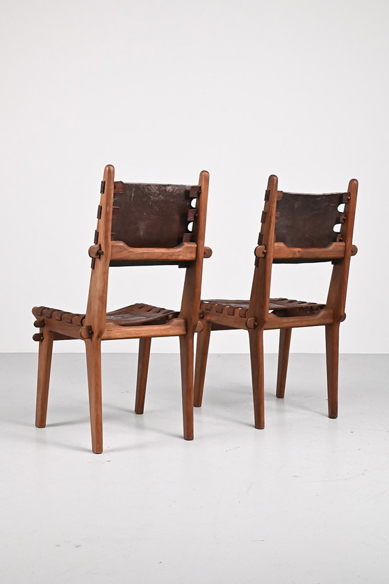 Pair of Brutalist Angel Pazmino chairs (photo 4 of 12)