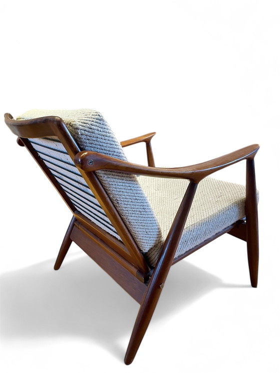 Image 1 of 1 x Poltrona in teak Frederik Kayser Vatne Mobelfabrik Norvegia 1950
