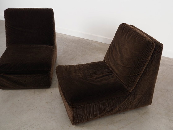Image 1 of Canapé modulaire marron, design italien, années 1970, fabriqué par Busnelli