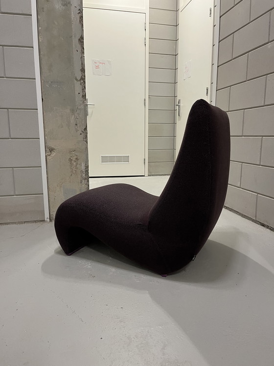 Image 1 of Verner Panton pour Vitra Amibe Aubergine Vintage