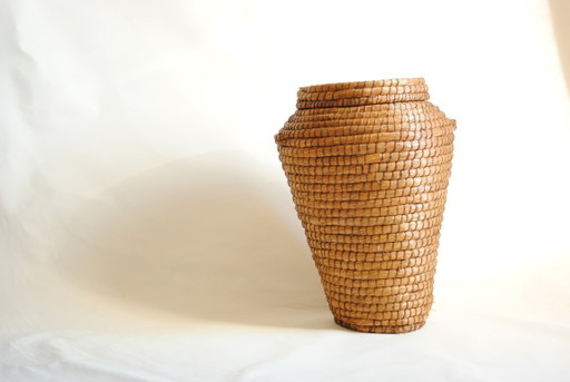 Large Bohemian Decorative Basket