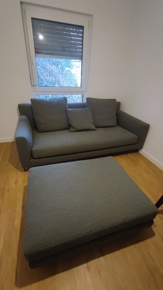 Image 1 of Minotti Allen Sofa + Ottomane | Designer Rodolfo Dordoni