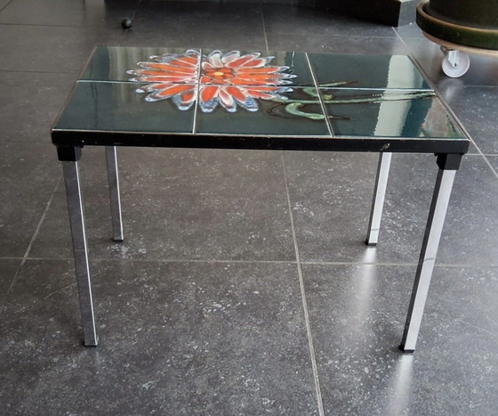 Image 1 of Salontafel met bijzet tafeltje Adri jaren 60/70