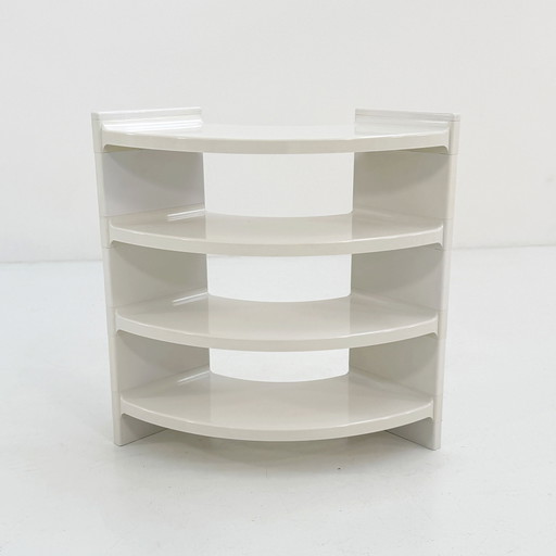 Arced / Corner Shelf by Olaf Von Bohr for Flair, 1970s