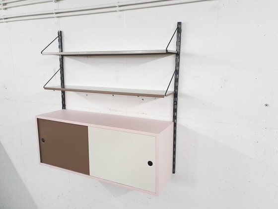 Image 1 of Tjerk Reijenga voor Pilastro wandmeubel, Nederland 1950's