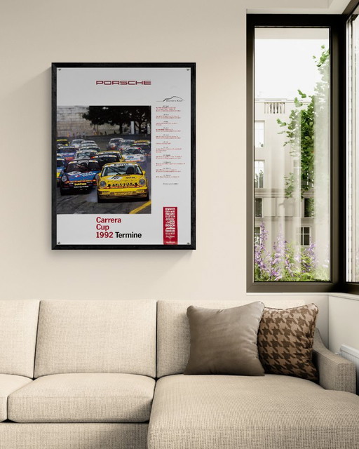 Porsche Carrera Cup 1992 Termine Original Vintage Porsche Poster by Atelier Susanne Lagally – Motorsport (photo 2 of 8)