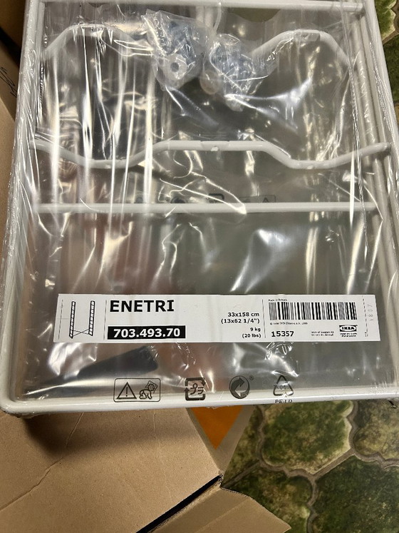 Scaffale IKEA ENETRI (Niels Gammelgaard) – Nuovo nella Confezione Originale (2018) – Librerie, Metal (photo 3 of 5)