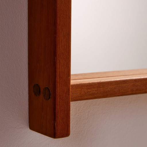 MK10676 Teak framed mirror by Aksel Kjersgaard