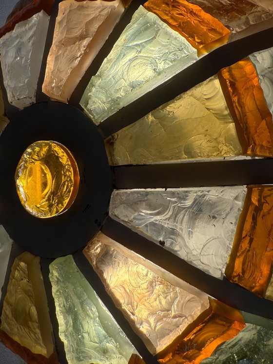 Image 1 of Lampe aus Muranoglas in sommerlichen Farbtönen