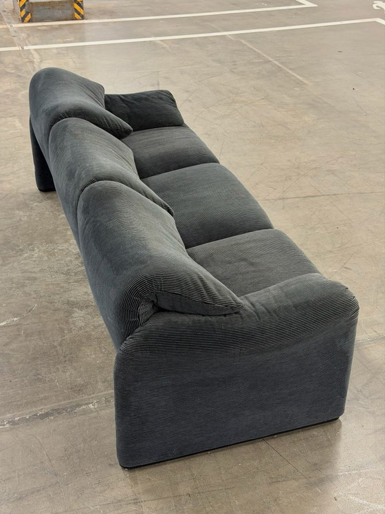 Image 1 of Cassina 3-seater Maralunga Sofa | Vintage