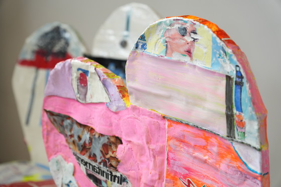 Image 1 of Set di 6 sedie Pop Art firmate da Guido Coletti (1995, firmate nel 2013)