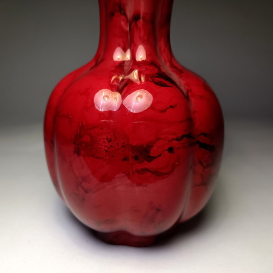 Zsolnay - Vaso - Vaso Eosina Rosso - Porcellana – Vasi, Porcelain (photo 21 of 22)