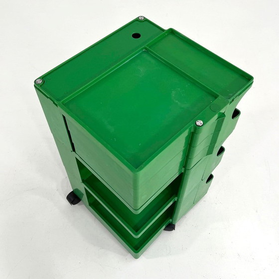 Image 1 of Carrello Boby verde di Joe Colombo per Bieffeplast, 1960