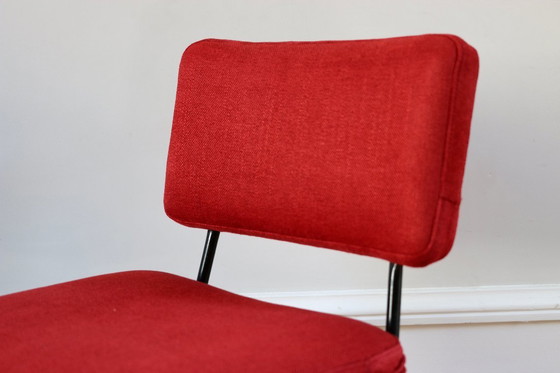 Image 1 of Série de 6 chaises moderniste vintage André Simard, Airborne 1960