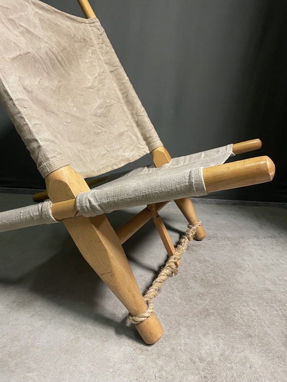 Image 1 of Chaise à scie vintage par Ole Gjerlov Knudsen pour Cado, Danemark 1958