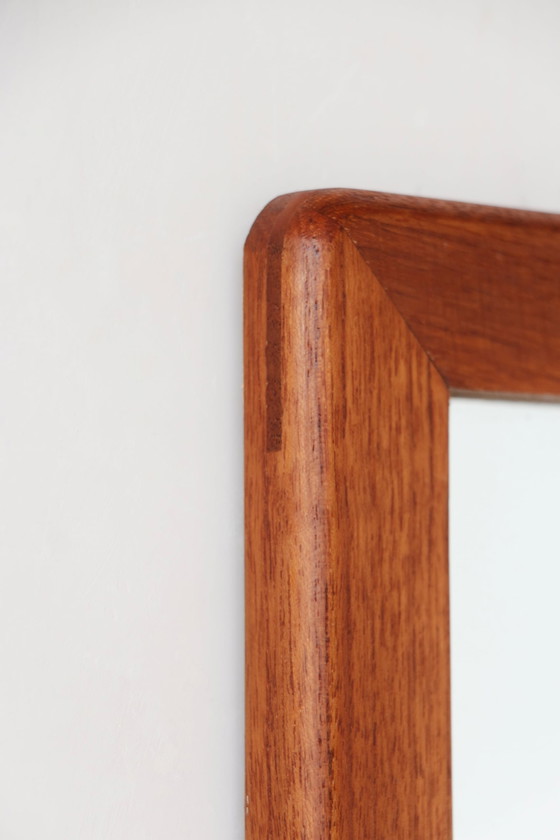 Image 1 of Rechthoekige spiegel in teak - Scandinavische stijl - 28.03.25.03