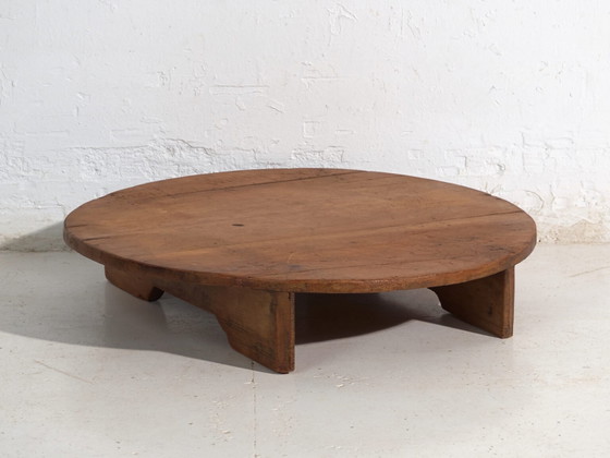 Table basse ronde ancienne en bois de pin – Europe Centrale, circa 1940 – Tables basses, Rustic (photo 19 of 40)