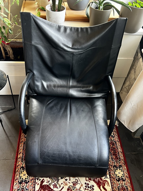 Image 1 of Fauteuil Zen Ligne Roset, fauteuil lounge, fauteuil en cuir, Claude Brisson