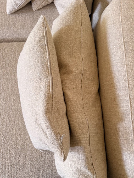 Serax Rudolph Divano, Vincent Van Duysen - cuscini inclusi, Divani 2 posti, Tessile, Legno, Beige (foto 9 di 13)