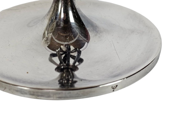 Image 1 of Keltum - Royal Van Kempen & Begeer - Gustav Beran - candlesticks (2) - silver-plated - signed - 60's