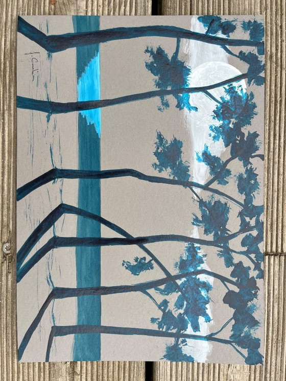 Image 1 of Ink on tinted paper.  Format 30x21cm.