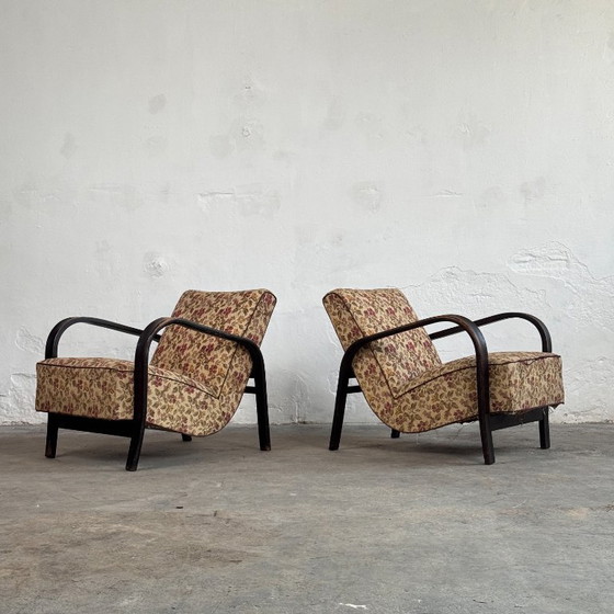 Image 1 of Pair of Mid-Century Armchairs by Karel Koželka & Antonín Kropáček, 1960s