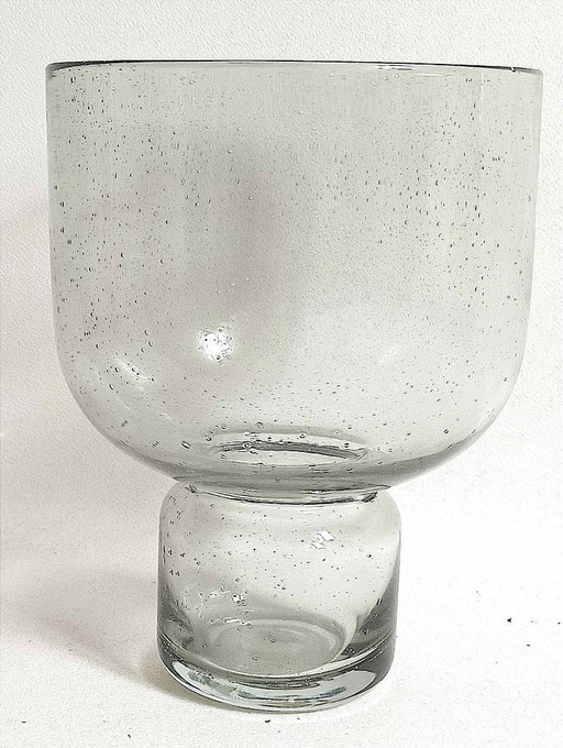Bubble glass bowl 70s Height 23 cm