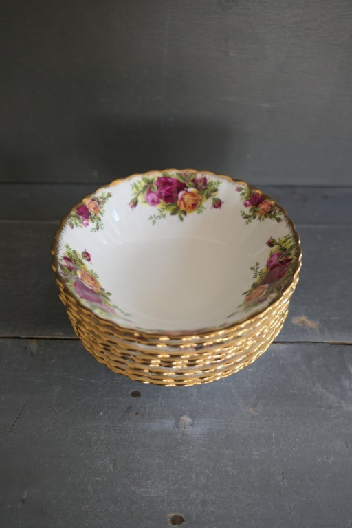 Royal Albert Old Country Roses Porzellanschalen 8 x